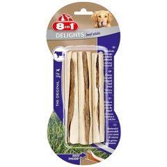 8in1 Delights Sticks Biftekli Çubuk Köpek Ödül Maması 75gr