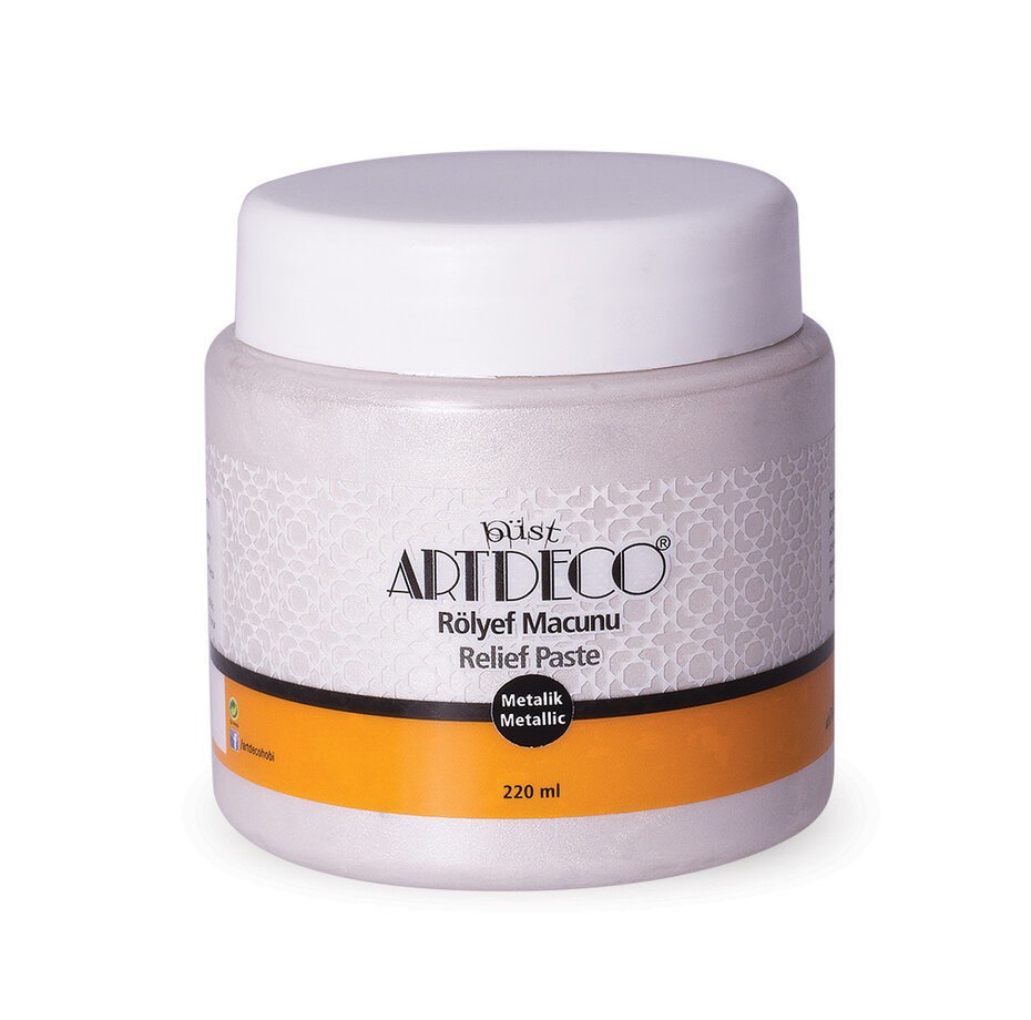 Metalik Rölyef Macunu - Sedef - 220ml