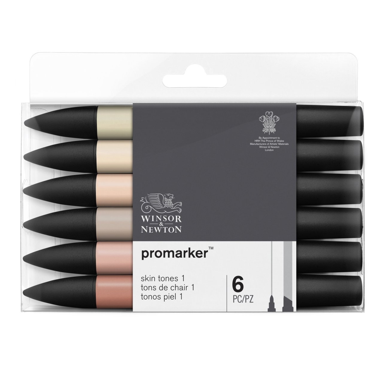 Promarker 6'lı Set Skin Tones (Set 1)