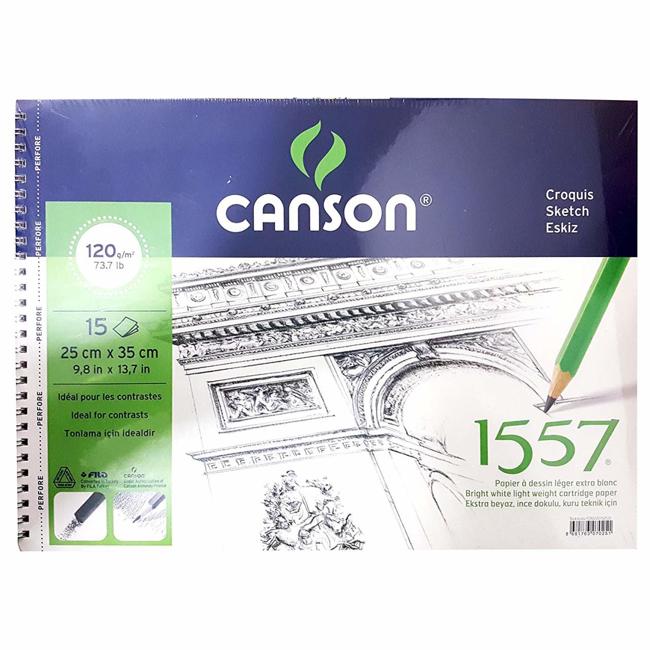 1557 Eskiz Defteri 25x35cm - 120gr - 15 Yaprak