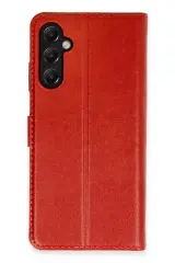 Newface Samsung Galaxy A05s Kılıf Trend S Plus Kapaklı Kılıf - Kırmızı