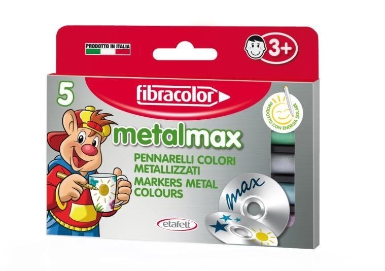 Metalmax Keçeli Kalem 5 Metalik Renk