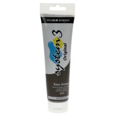 System 3 Akrilik Boya - 150ml - Raw Umber - N.247