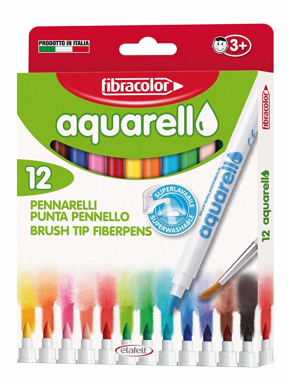 Aquarell Sulandırılabilir Keçeli Kalem Seti - 12'li