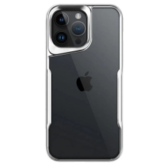 İphone 14 Pro Max Kılıf Boyi Silikon Kapak - Gümüş