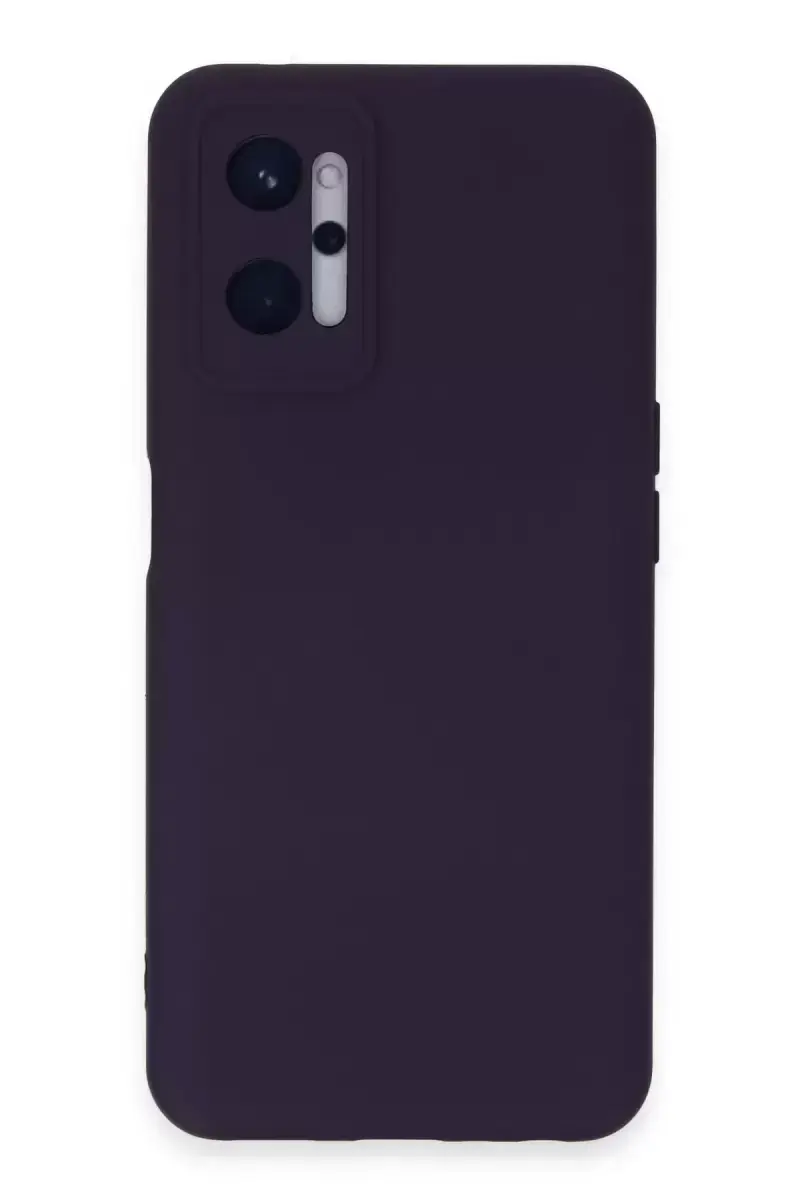 Newface Realme 9i 4g Kılıf Nano İçi Kadife Silikon - Mor