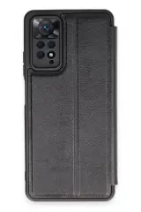 Newface Xiaomi Redmi Note 12 Pro 4g Kılıf Flip Cover - Siyah