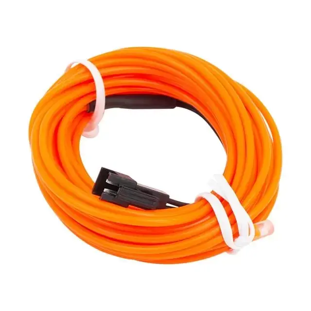 Powermaster 5 Metre 5 Volt Usb Adaptörlü Neon Oranj İp Aydınlatma Pm-6084