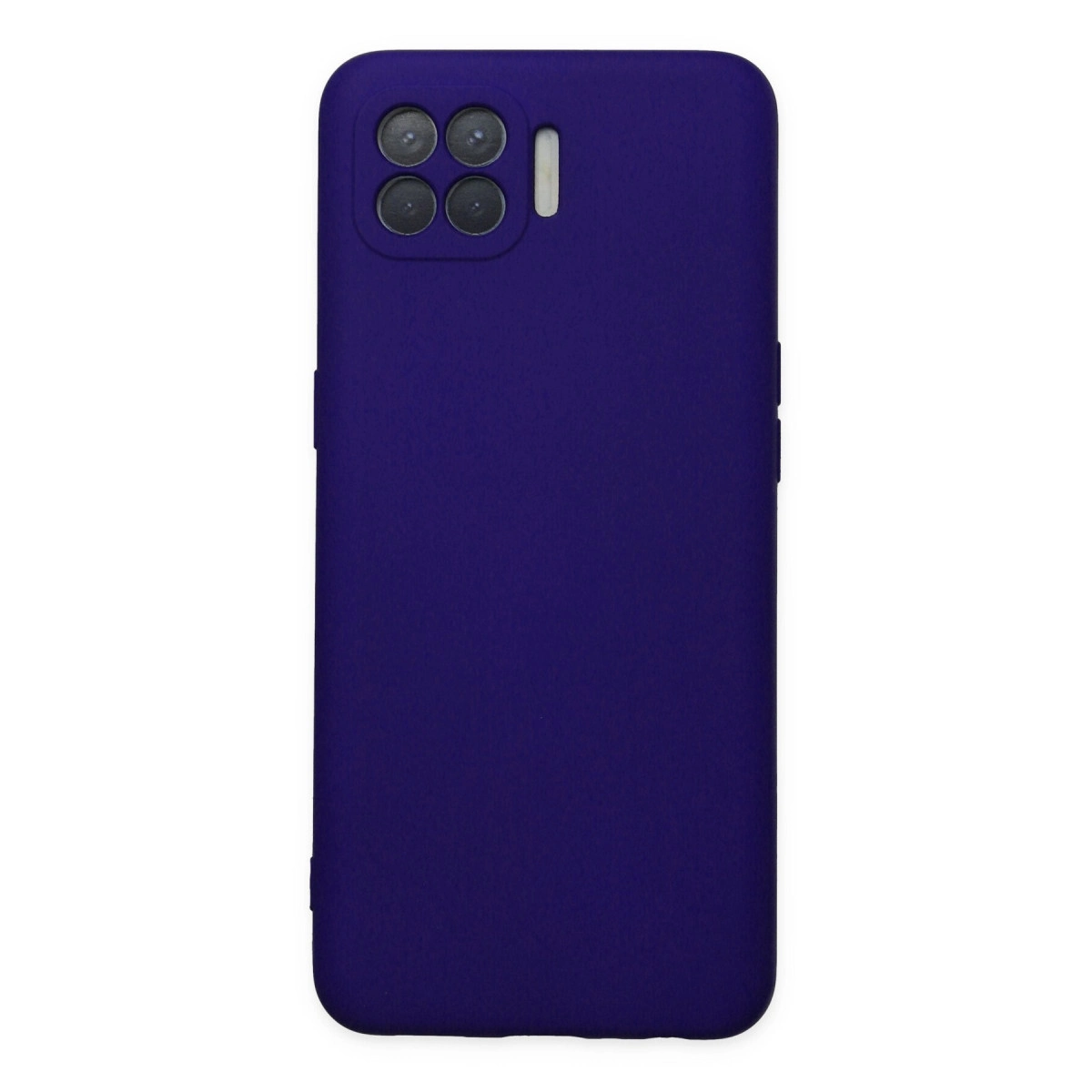 Oppo Reno 4 Lite Kılıf Nano İçi Kadife Silikon - Mor