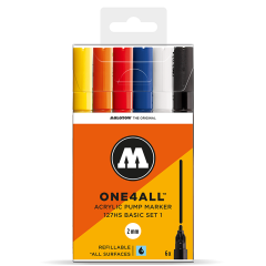 127HS ONE4ALL Akrilik Marker 6'lı 2mm Set 200.230