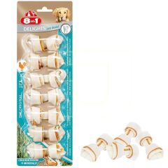 8in1 Delights Pro Dental Tavuk Etli Düğümlü Köpek Kemiği 84 gr 7 Adet