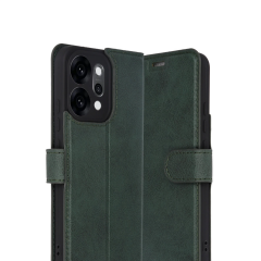 Oppo Reno 14 Trend S Plus Kapaklı Kılıf - Yeşil