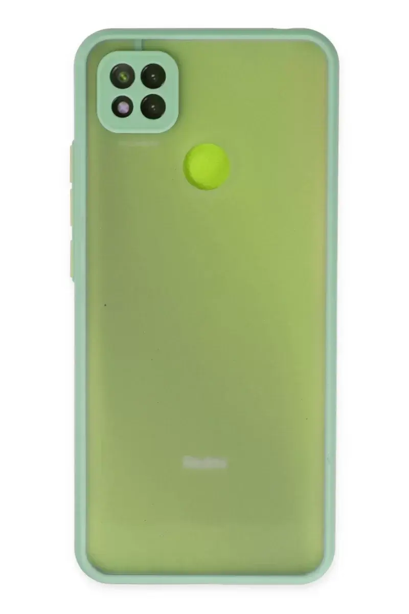 Newface Xiaomi Redmi 9c Kılıf Montreal Silikon Kapak - Turkuaz