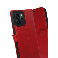 Oppo Reno 14f Trend S Plus Kapaklı Kılıf - Kırmızı