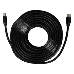 Fully G-507fs Plastik Düz Siyah 20 Metre Gold Poşetli Hdmi Kablo