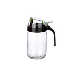 Cam Yağdanlık - Kulplu Sirkelik Sosluk 660ml