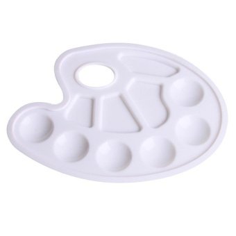Plastik Palet - 6+4 Oluklu - Oval - 17x23