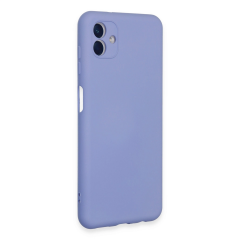 Samsung Galaxy A04e Kılıf Nano İçi Kadife Silikon - Lila