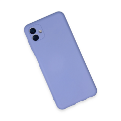 Samsung Galaxy A04e Kılıf Nano İçi Kadife Silikon - Lila
