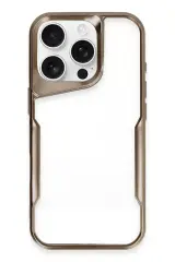 Newface İphone 16 Pro Max Kılıf Boyi Silikon Kapak - Desert