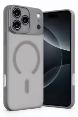 Newface Apple İphone 17 Pro Max Jota Lensli Magsafe Kapak - Titan Gri