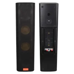 Magicvoice Mv-28 2x13 Cm 40 Watt Komütatörlü Hat Trafolu Siyah Dikey Sütun Hoparlör (tekli Paket)