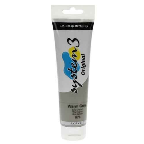 System 3 Akrilik Boya - 150ml - Warm Grey - N.078