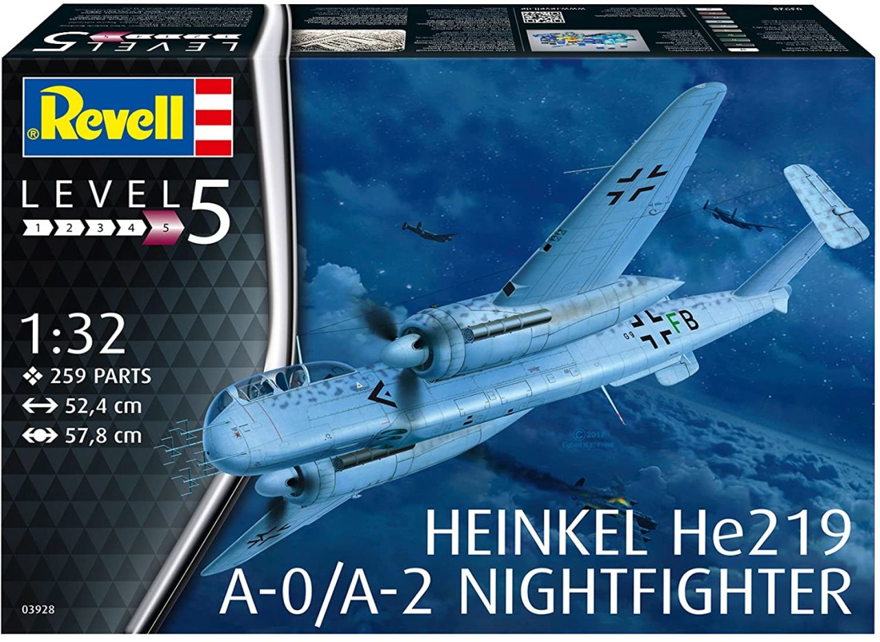 Askeri Uçak Henkel He219 Night Fighter 1:32