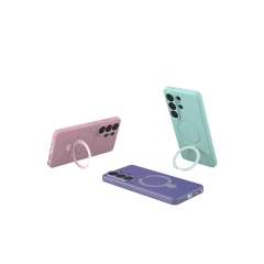 Samsung Galaxy S26 Plus Regal Magsafe Standlı Kapak - Lila