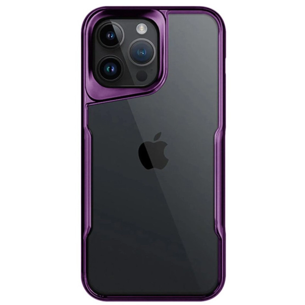 İphone 15 Pro Max Kılıf Boyi Silikon Kapak - Derin Mor