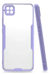 Newface Xiaomi Redmi 9c Kılıf Platin Silikon - Lila