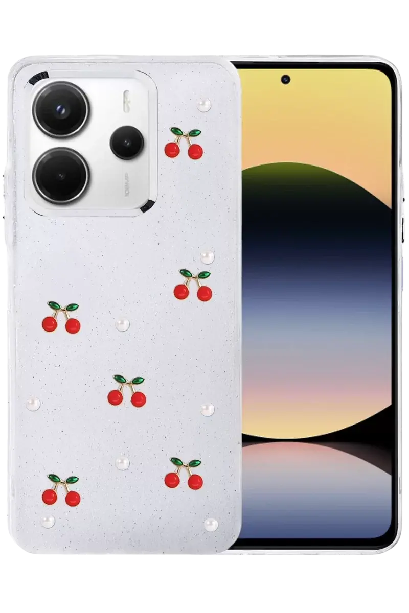 Newface Xiaomi Redmi Note 14 4g Fiyonk Desenli Kapak - Desen 9