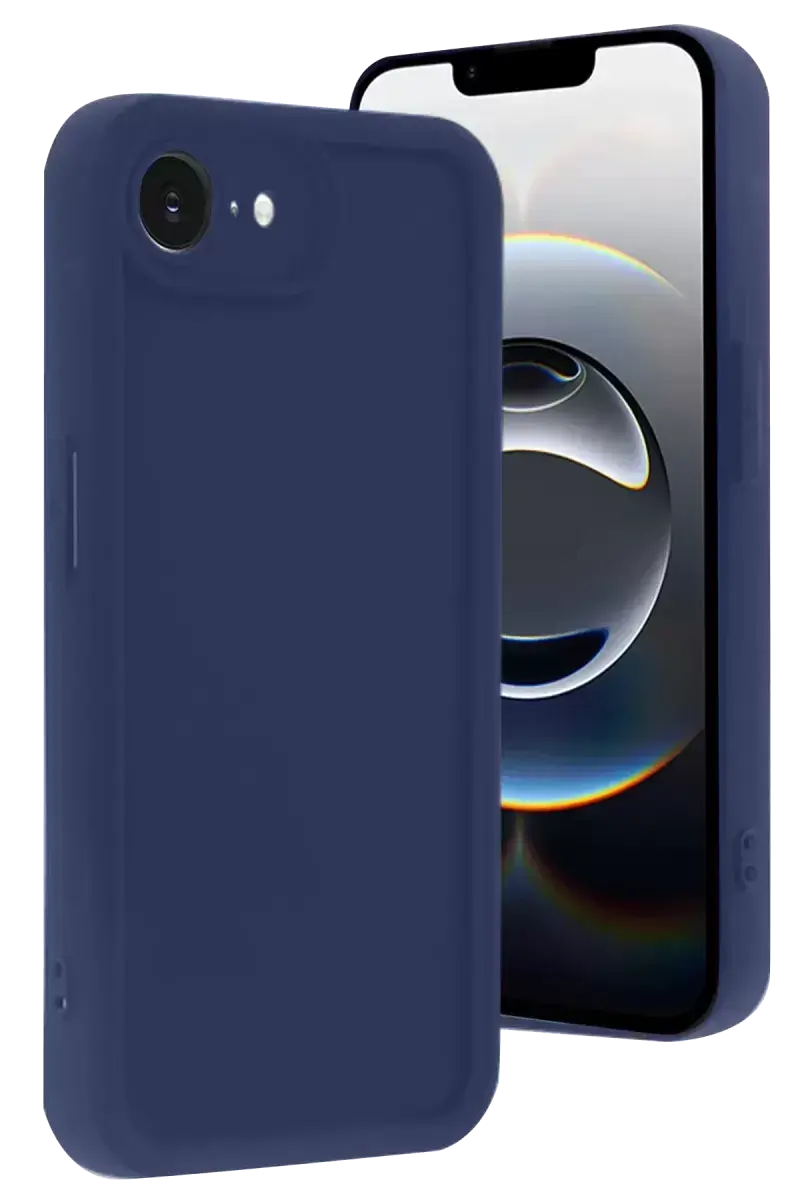 Newface İphone 16e Kılıf Viera Silikon - Lacivert