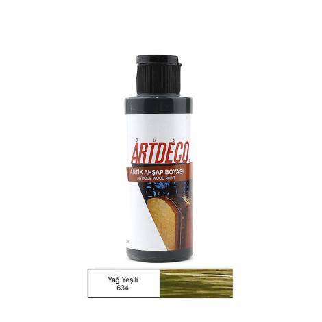 Antik Ahşap Boyası - Yağ Yeşili - 120ml