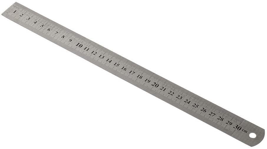 Metal Çelik Cetvel - 30cm