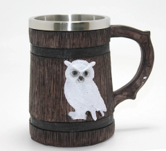 Harry Potter Hedwig Temalı 3d Kabartmalı Çelik Kupa Bardak Alk4378