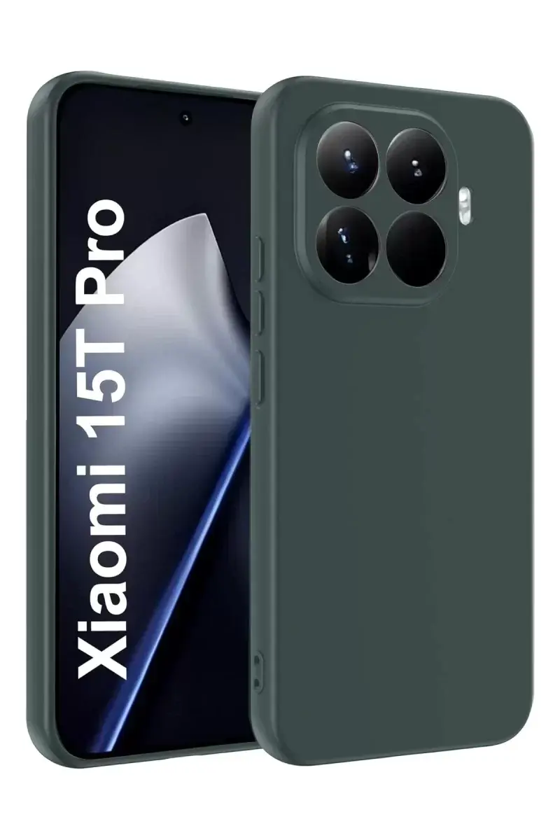 Newface Xiaomi Mi 15t Pro First Silikon - Koyu Yeşil