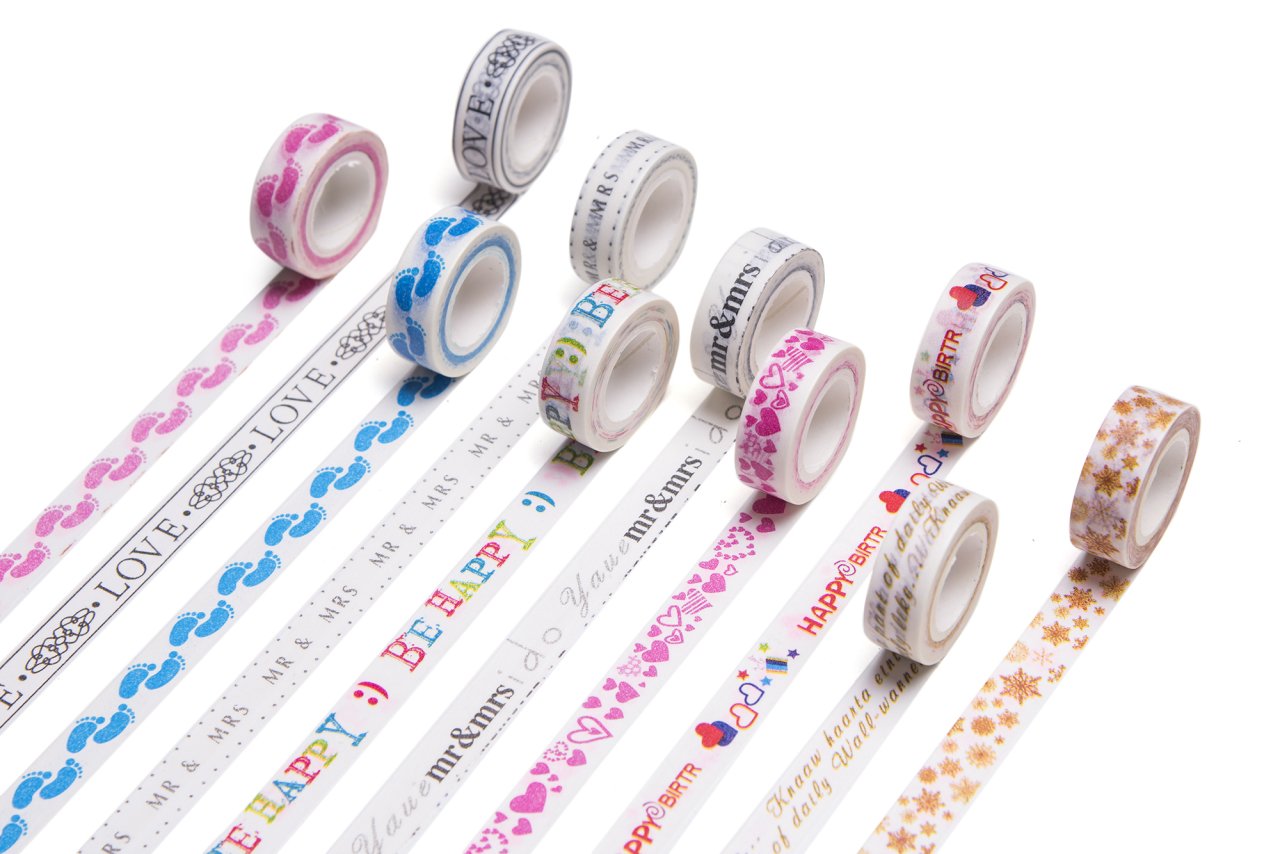 Desenli Bant - 10lu Paket N:4208