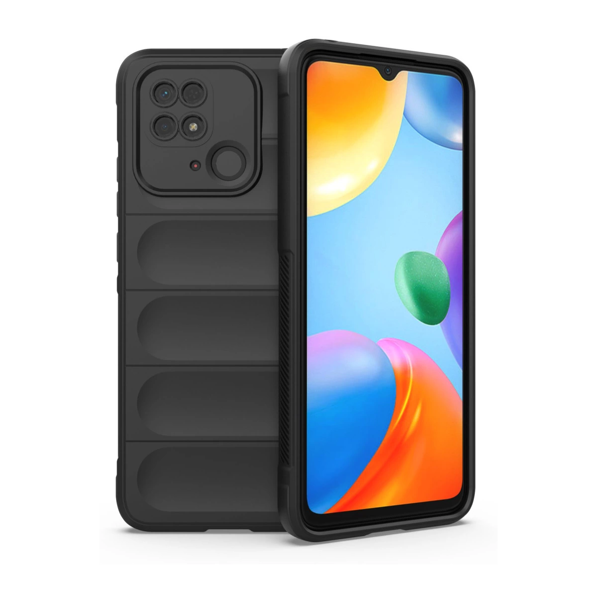 Xiaomi Redmi 10c Kılıf Optimum Silikon - Siyah