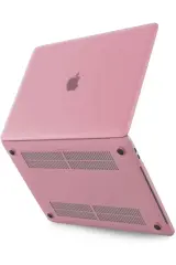 Newface Apple Macbook Pro 13 2021 Macbook Buzlu Kapak - Pembe