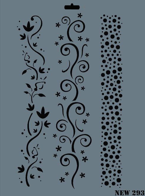 New Seri XL Stencil 25x35 N:293