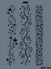 New Seri XL Stencil 25x35 N:293