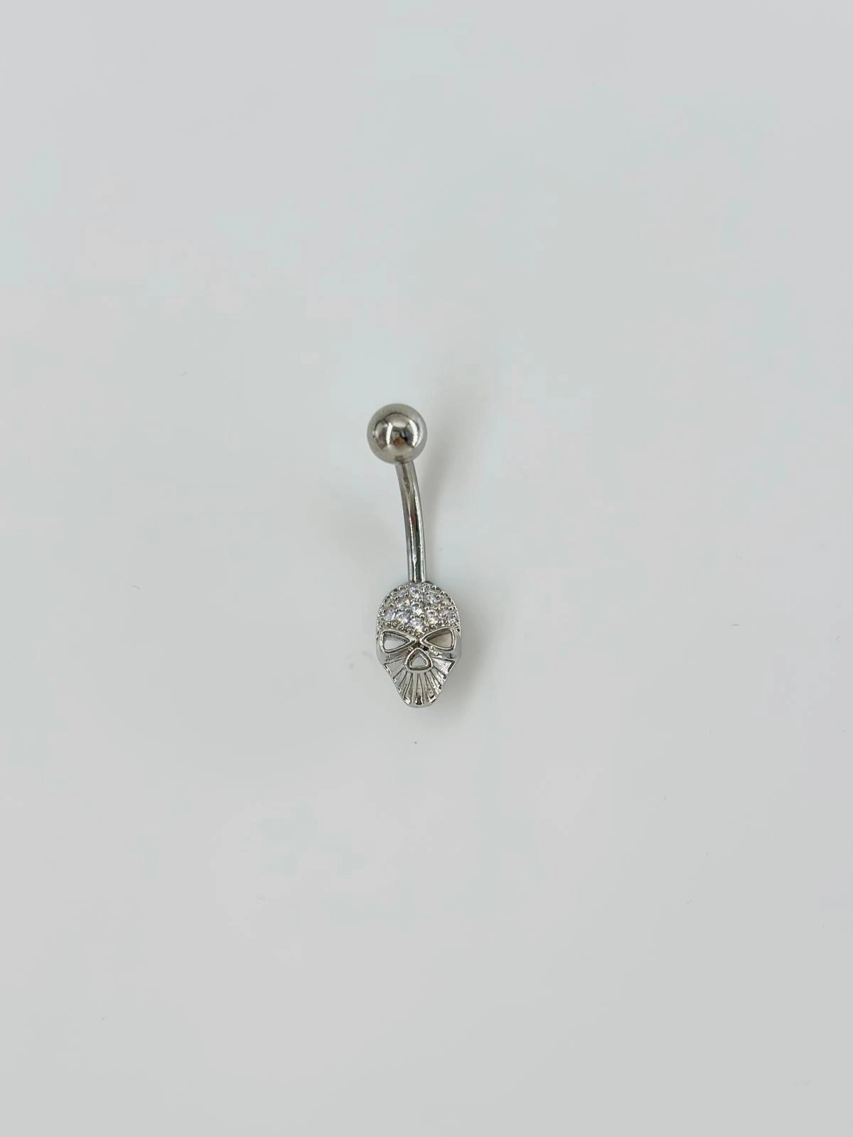 Kuru Kafa Detaylı Göbek Piercing