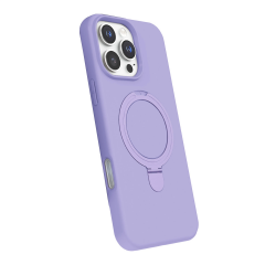 İphone 16 Pro Max Regal Magsafe Standlı Kapak - Lila