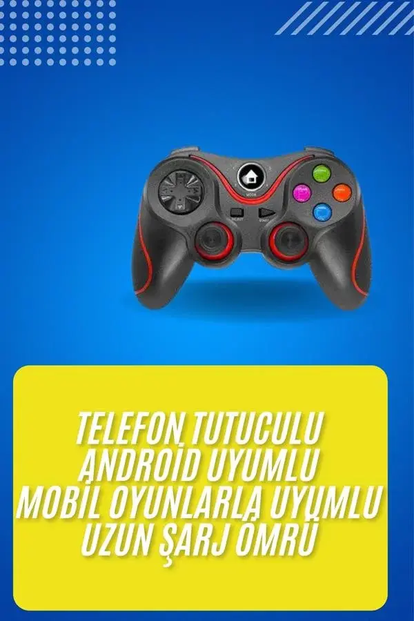 Kablosuz Oyun Kolu Bluetooth Joystick Gamepad Android Uyumlu