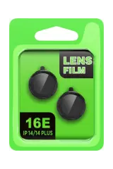 Newface Apple İphone 16e Raze Metal Kamera Lens - Siyah