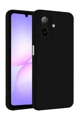 Newface Samsung Galaxy A07 4g Nano İçi Kadife Silikon - Siyah