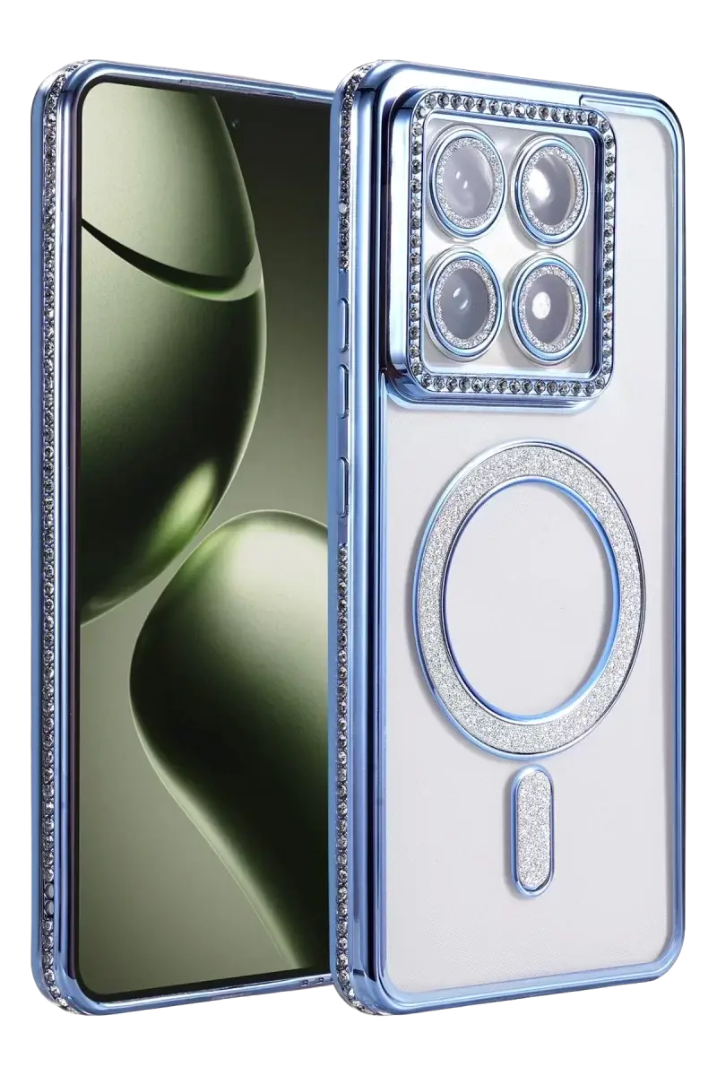 Newface Xiaomi Mi 14t Pro Joke Simli Magneticsafe Kılıf - Mavi
