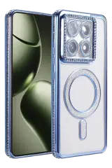 Newface Xiaomi Mi 14t Pro Joke Simli Magneticsafe Kılıf - Mavi