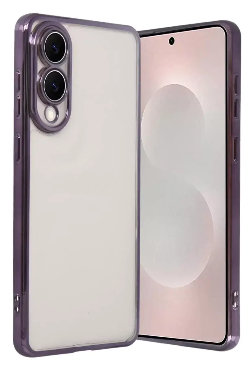 Newface Samsung Galaxy S25 Edge Razer Lensli Silikon - Mor